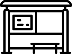 Bus Stop Sketch Svg Vector, Free Vectors File